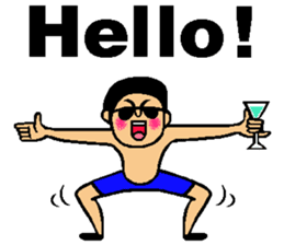 Friend talk sticker English version sticker #9125376