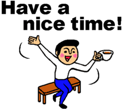 Friend talk sticker English version sticker #9125388