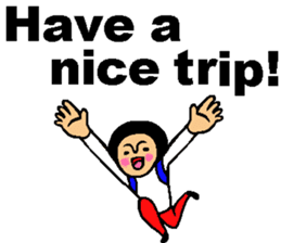 Friend talk sticker English version sticker #9125389