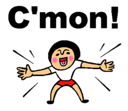 Friend talk sticker English version sticker #9125390