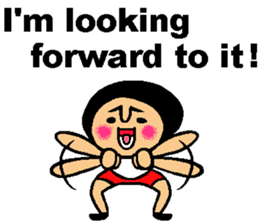 Friend talk sticker English version sticker #9125393