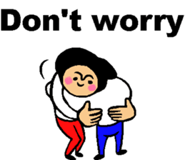 Friend talk sticker English version sticker #9125400