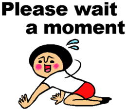 Friend talk sticker English version sticker #9125401