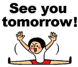 Friend talk sticker English version sticker #9125406