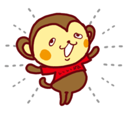 2016year monkey sticker #9125410