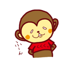 2016year monkey sticker #9125426