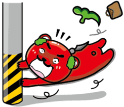 Tomato bear family sticker #9126309