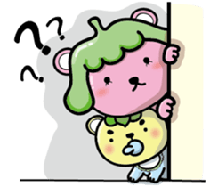 Tomato bear family sticker #9126313