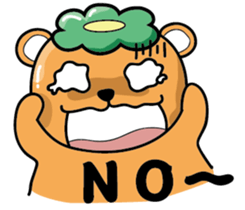 Tomato bear family sticker #9126322