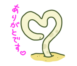 So Cute spotted garden eel sticker #9126332