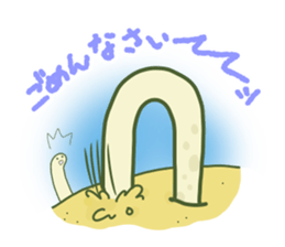 So Cute spotted garden eel sticker #9126345