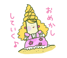 So Cute spotted garden eel sticker #9126359
