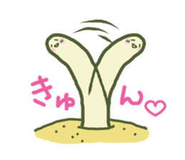 So Cute spotted garden eel sticker #9126365