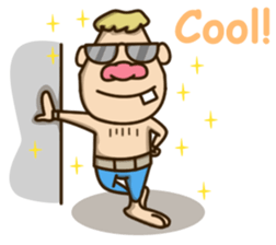 The Hunky Man sticker #9126522