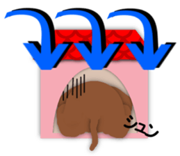 Talkative creature3 sticker #9126635