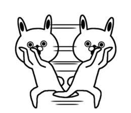 Politicians rabbit sticker #9126850