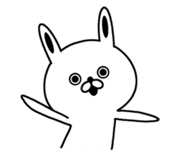 Politicians rabbit sticker #9126869