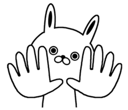 Politicians rabbit sticker #9126876