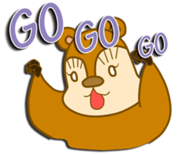 Squirrel Haji sticker #9127031