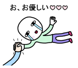 Lonely bald uncle sticker #9127081