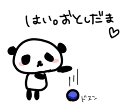 Christmas and New Year Panda Sticker sticker #9128015