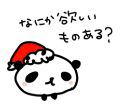 Christmas and New Year Panda Sticker sticker #9128016