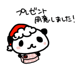 Christmas and New Year Panda Sticker sticker #9128017