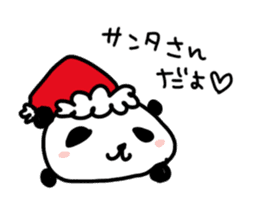 Christmas and New Year Panda Sticker sticker #9128024