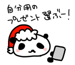 Christmas and New Year Panda Sticker sticker #9128042
