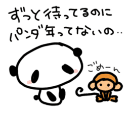 Christmas and New Year Panda Sticker sticker #9128047