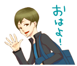 the high school boy4 sticker #9128288