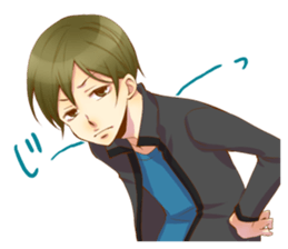 the high school boy4 sticker #9128305