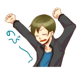 the high school boy4 sticker #9128312