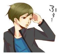 the high school boy4 sticker #9128314