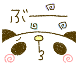 Easy-to-use rabbit and panda. Two sticker #9128579