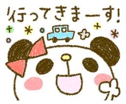 Easy-to-use rabbit and panda. Two sticker #9128585