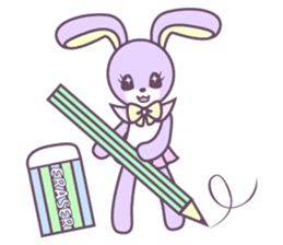 Rabbit's puppet theater sticker #9129153