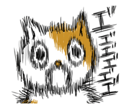 Languid cats sticker #9129352