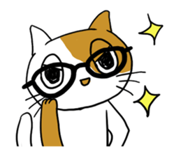 Languid cats sticker #9129364