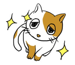 Languid cats sticker #9129365