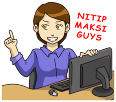 Karyawan Kekinian sticker #9129781