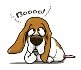 Basset hound 4 sticker #9130488