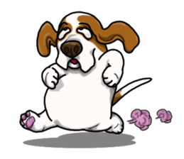 Basset hound 4 sticker #9130504