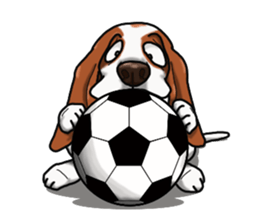 Basset hound 4 sticker #9130518