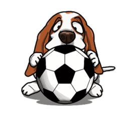 Basset hound 4 sticker #9130518