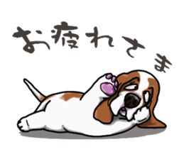 Basset hound 4 sticker #9130526