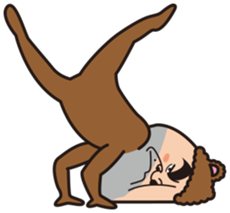 Mr.Bear and Butterfly sticker #9130538