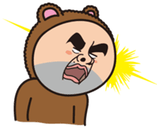 Mr.Bear and Butterfly sticker #9130542