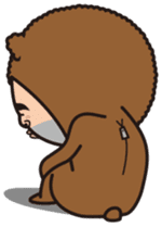 Mr.Bear and Butterfly sticker #9130544