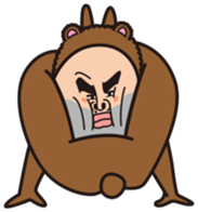 Mr.Bear and Butterfly sticker #9130546